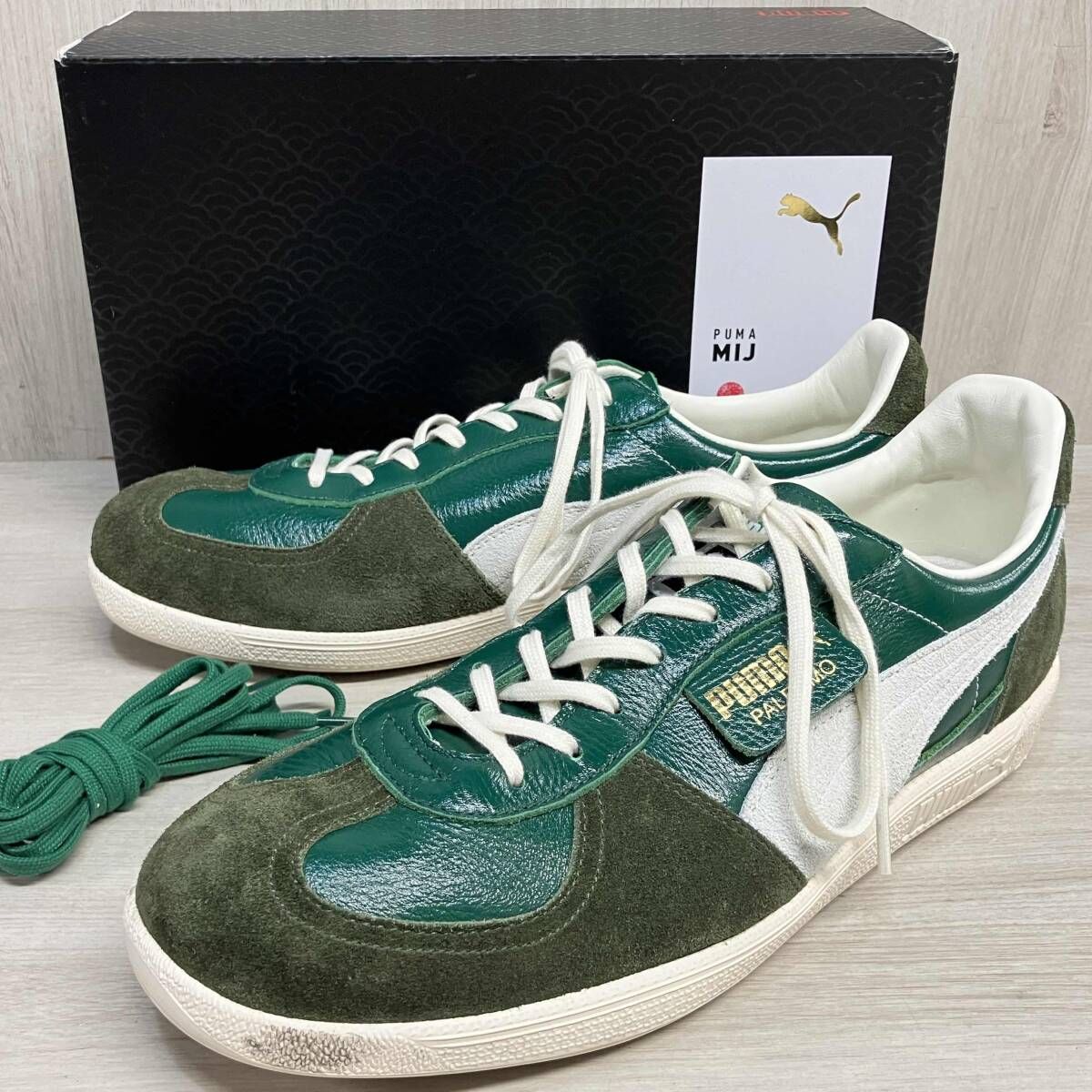 PUMA PALRMO MIJ GREEN MONSTER SOMA 402420-01 日本製 パレルモ スニーカー グリーン モンスター プーマ ソーマ 本革 レザー 28.5cm 29,575円