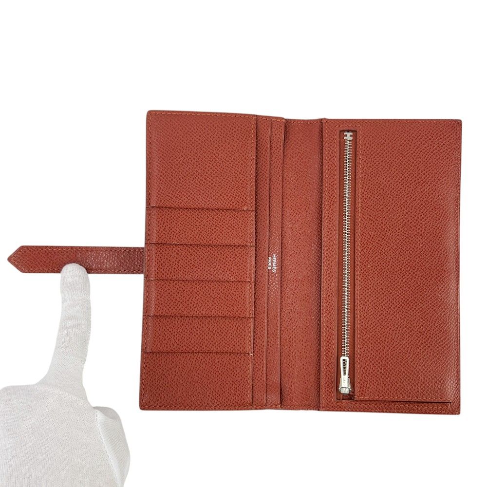 エルメス □中古□ ベアンスフレ 長財布 ウォレット エプソン SS