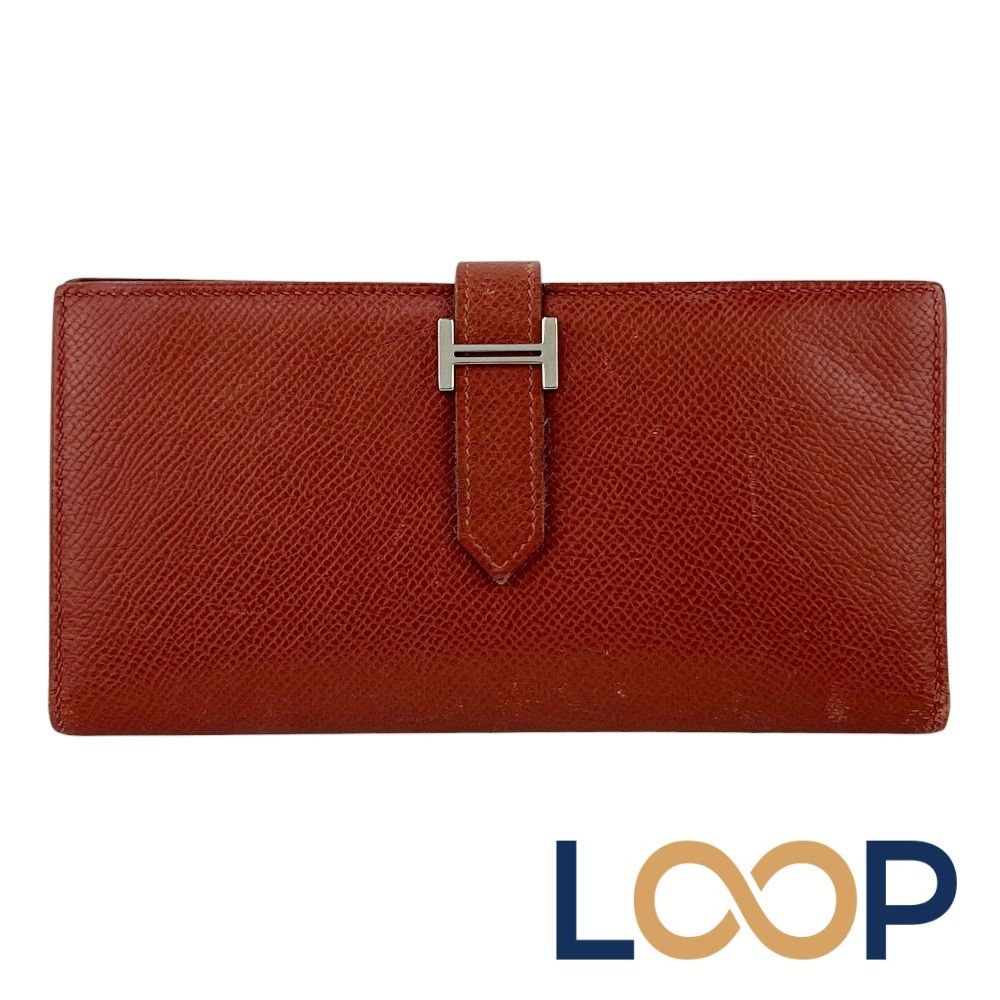 エルメス □中古□ ベアンスフレ 長財布 ウォレット エプソン SS
