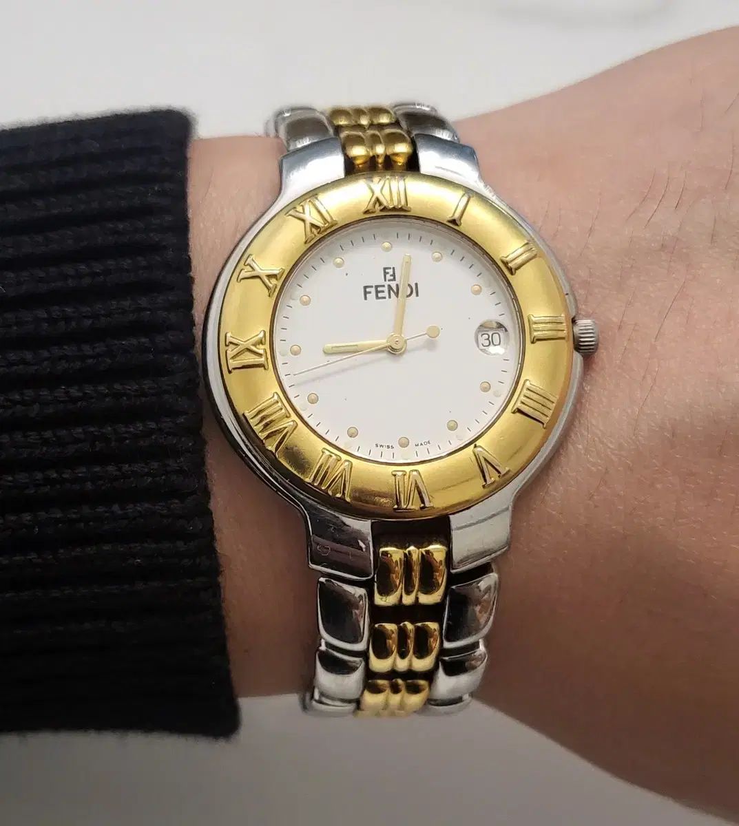 フェンディ メンズ コンビ スリム ウォッチ FENDI(フェンディ) ブレスレット