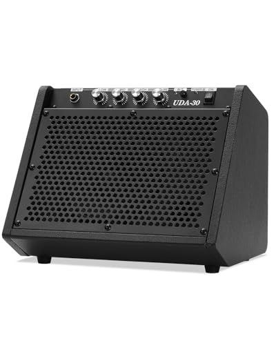 ☆新品☆30W 電子ドラム用アンプ ワイヤレス対応 3バンドEQ搭載 ポータブル Eドラムアンプ 電子ドラムセット・ギター・キーボード対応 コンパクト 練習用 ホームスタジオ用 8b6a23aa 13,984円