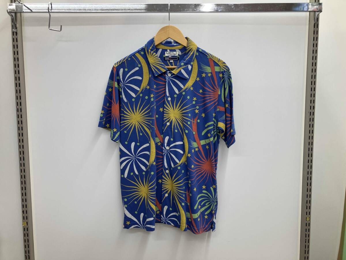 SUN SURF サンサーフ BEAMS GOLF 別注 半袖ポロシャツ 82-02-0511-086 サイズXL ブルー