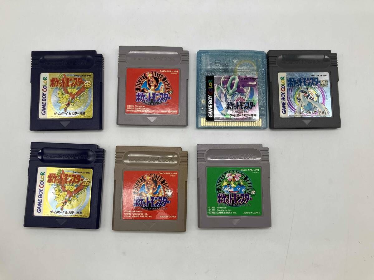 ジャンク 【7点まとめ売り/レポートできないためジャンク】ポケットモンスター ゲームボーイ/ゲームボーイカラー ソフト