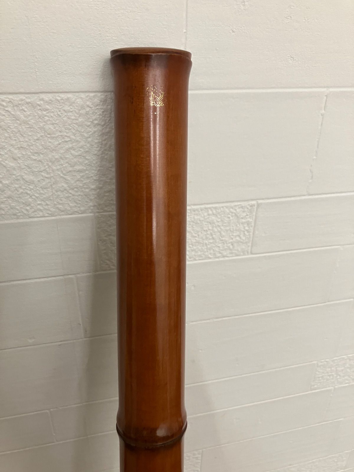 ワダ楽器 蝴蝶宝 琴風調 木管尺八 1尺8寸 約55cm D管 2本継 和楽器