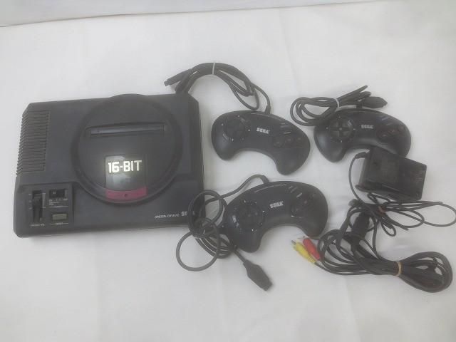 ゲーム セガ メガドライブ MEGA DRIVE 動作品 HAA-2510 コントローラー 周辺機器付き 中古品