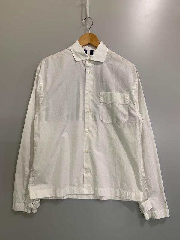 【中古品】 MARNI マルニ ストライプ切り替えシャツ メンズ トップス 長袖シャツ 【141-260530-KS-29-min】