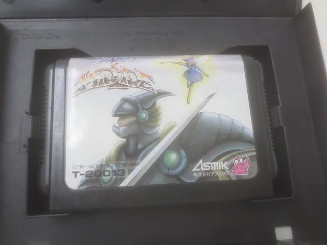 ゲーム セガ メガドライブ スーパーハイドライド 箱 説明書 付き 中古