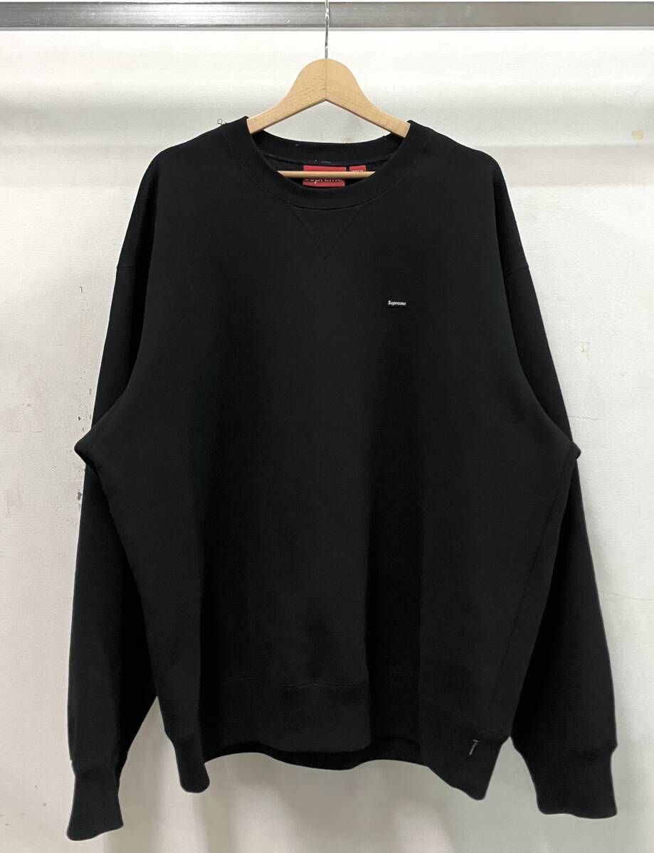 Supreme シュプリーム Small Box Crewneck スウェット サイズL ブラック 23AW ストリート