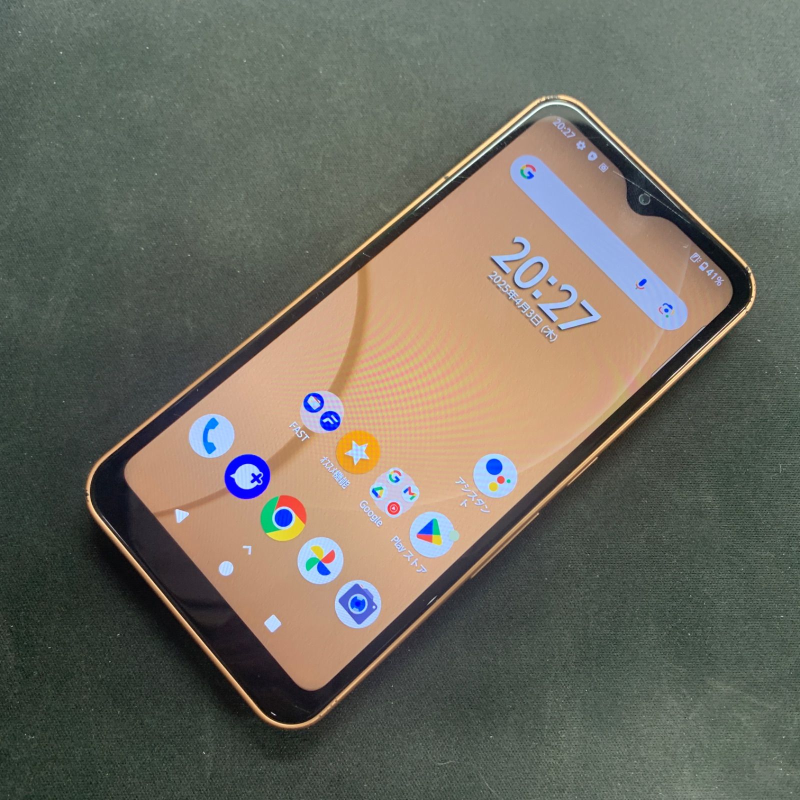 中古品】arrows We au 64GB FCG01 ローズゴールド - メルカリ