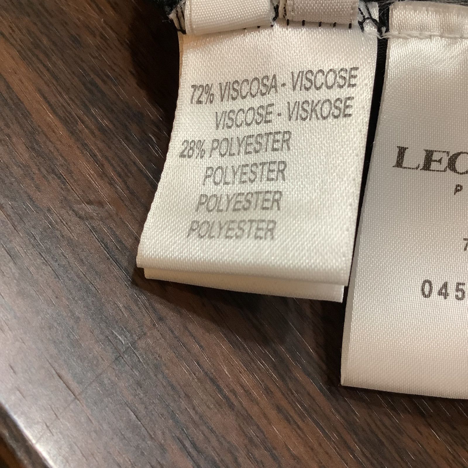 レオナール LEONARD リボンベルト付 ストレッチ ワンピース ドレス 黒