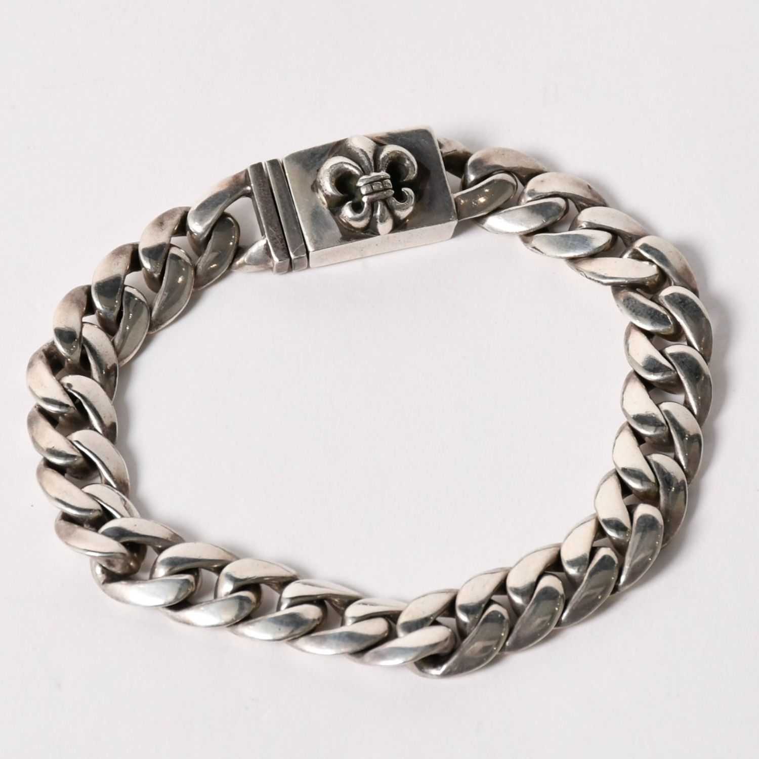 CHROME HEARTS クロムハーツ クラシックリンク BSフレア BOXID スモールブレス 24リンク クラシックチェーン 重量約52.7g 美品 中古 4a003340