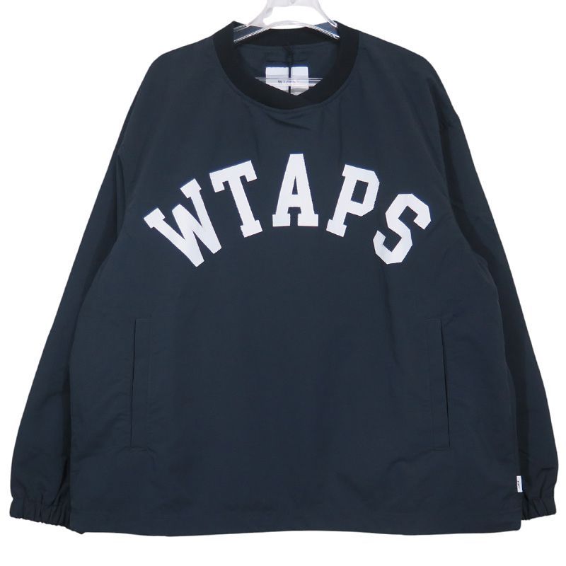 美品 WTAPS ダブルタップス 24AW FINDER/LS/NYLON.TUSSAH 242CWDT-SHM03 ファインダー ロングスリーブ ナイロン タッサー 長袖 ブラック サイズ03(L) June