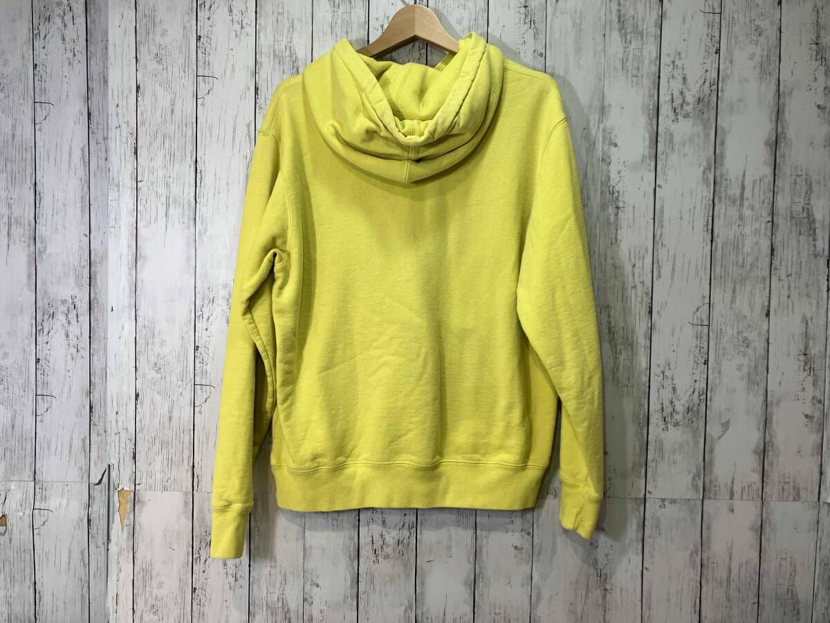 Supreme Franklin Hooded Sweatshirt 裏起毛パーカー イエロー S 