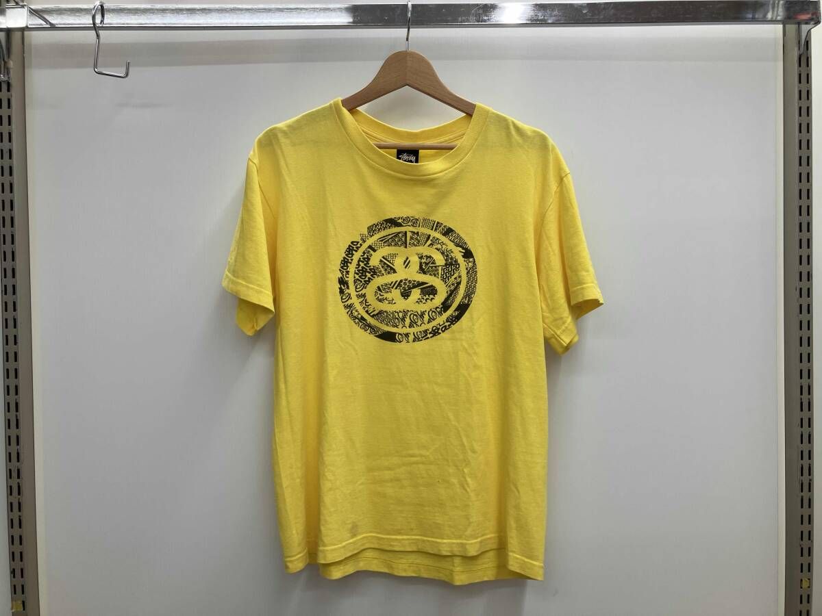 STUSSY ステューシー 半袖Tシャツ サイズM イエロー 夏