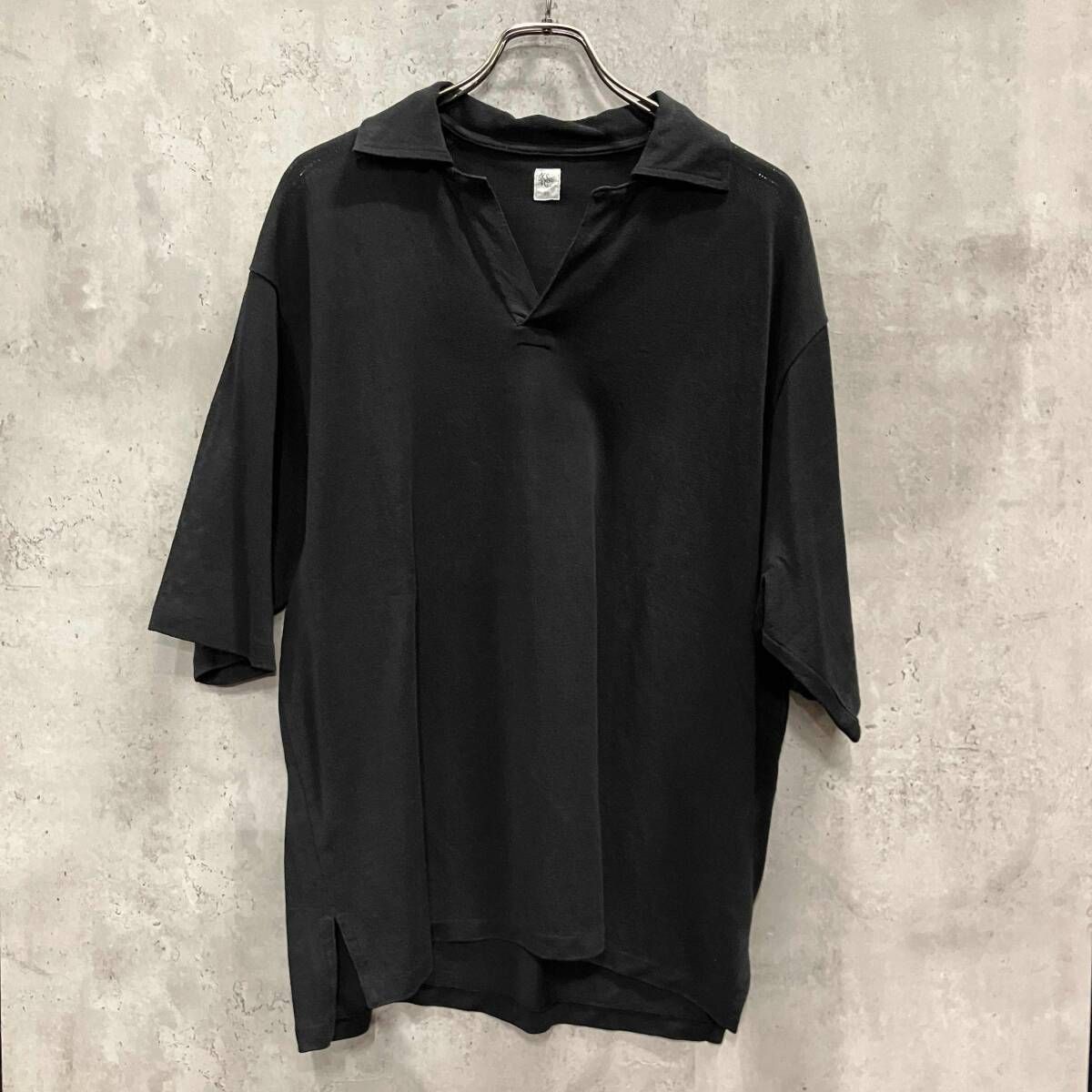 KAPTAIN SUNSHINE KS20SCS05 半袖 シアーポロシャツ size 40 ブラック