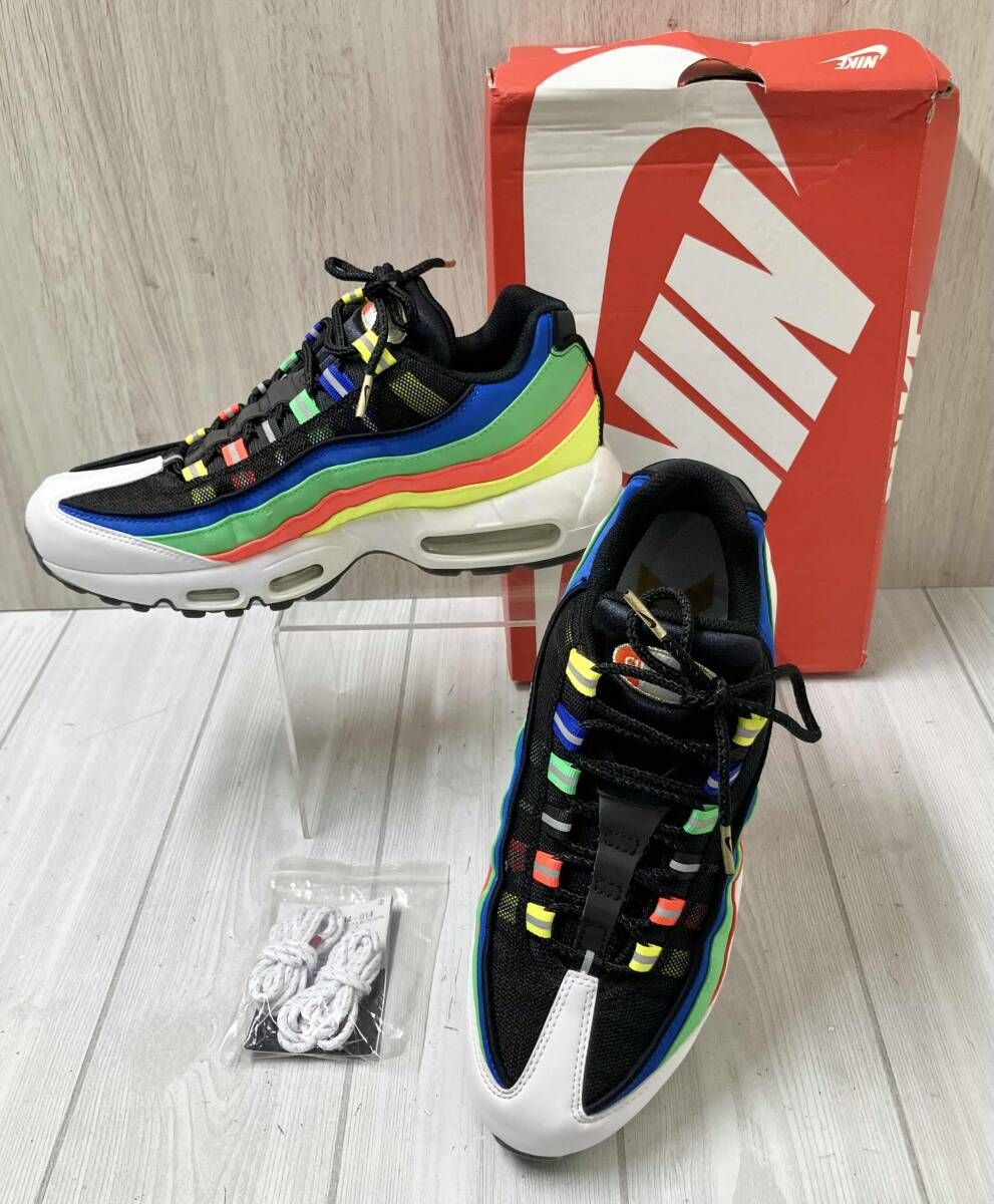 NIKE AIR MAX 95 PREMIUM DA1344-014 ナイキ スニーカー 26.0cm US8 UK7 ブラック マルチカラー メンズ レディース 黒 シューズ