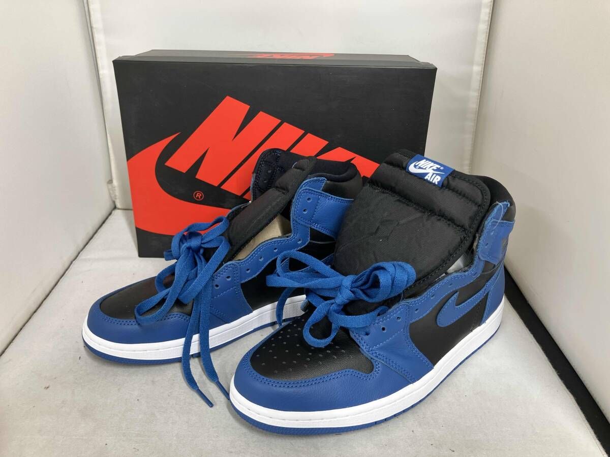 NIKE / ナイキ スニーカー Air Jordan 1 Retro High OG 555088-404 ブラックブルー 27.5cm