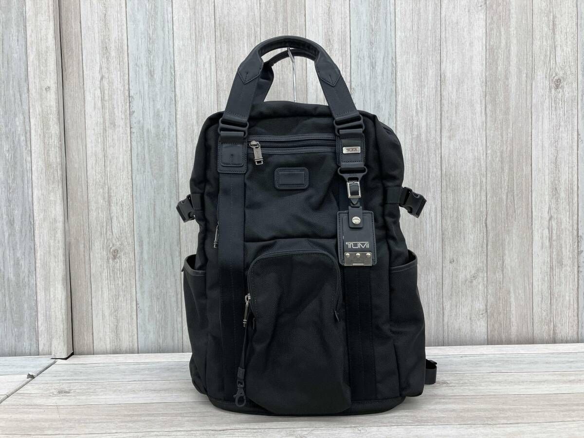 TUMI／トゥミ／リュック／Alpha Bravo Lejeune Backpack／ブラック