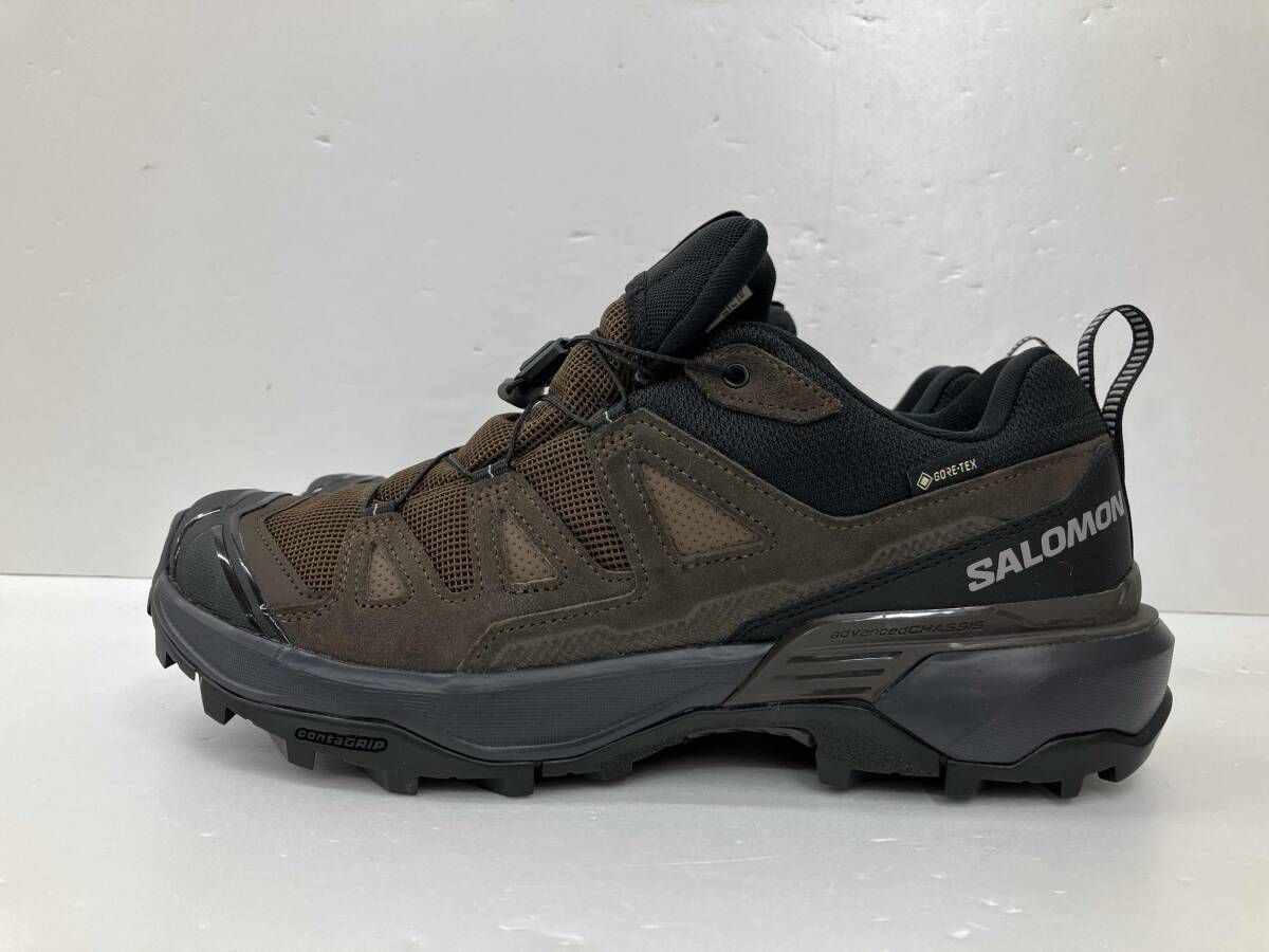 美品 SALOMON サロモン X ULTRA 360 エックスウルトラ360 ハイキングシューズ L47571200 レザー ゴアテックス 26.5 ブラウン 通年
