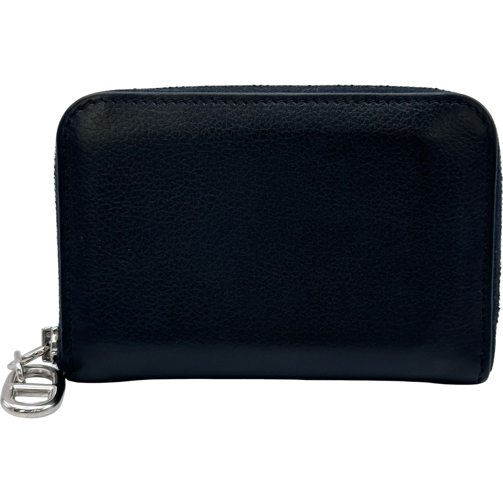 エルメス HERMES ジップアンゴー コンパクト B刻印 ブラック×シルバー金具 エバーカラー ユニセックス コインケース