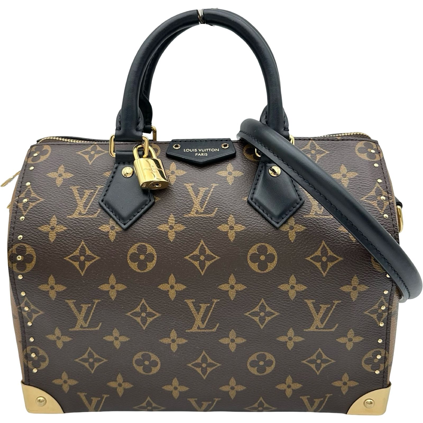 ルイ・ヴィトン LOUIS VUITTON スピーディ・トランク25 M26181 ブラウン モノグラム・リバース レディース ショルダーバッグ 243,000円
