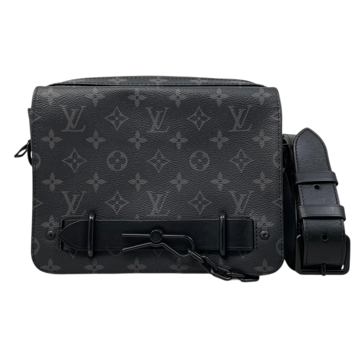 ☆ルイヴィトン ショルダーバッグ スティーマー メッセンジャー M45585 モノグラム エクリプス ブラック LOUIS VUITTON