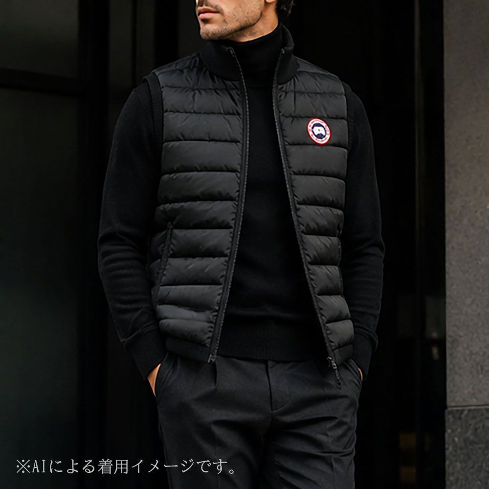 新品 CANADA GOOSE カナダグース HyBridge Knit Vest 6829M ハイ