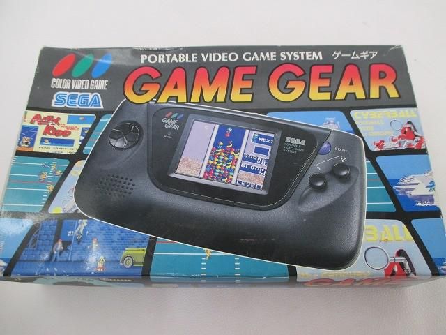 中古品 ゲーム セガ ゲームギア 動作品 HGG-3210 ブルー 箱・取扱説明書付き