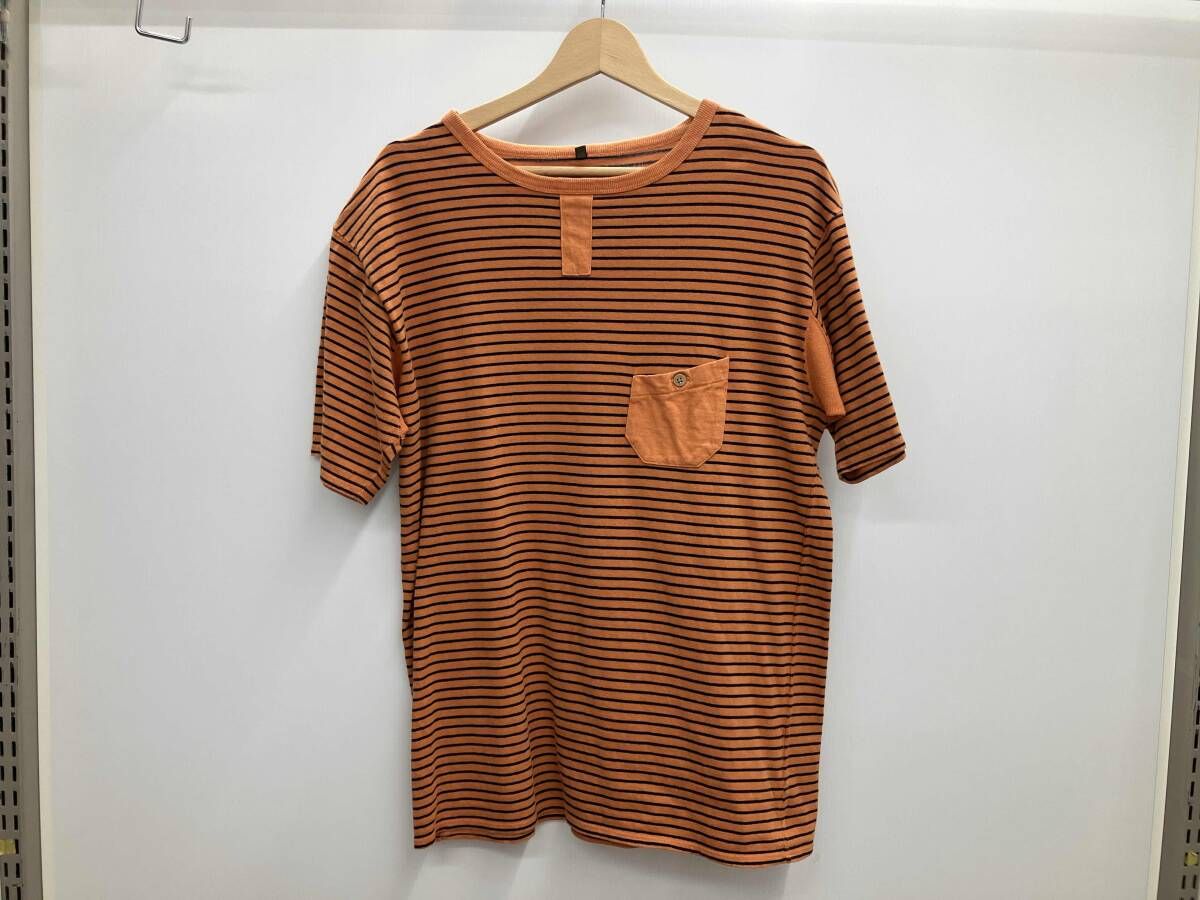 NIGEL CABOURN ナイジェルケーボン 半袖Tシャツ サイズ48 オレンジ