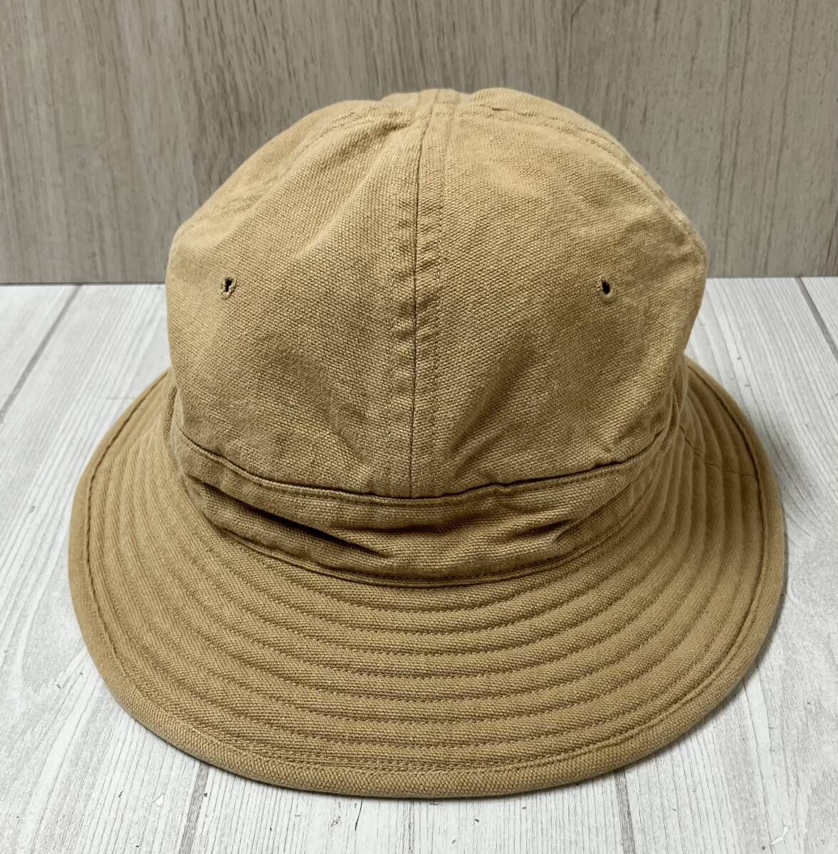 WAREHOUSE ウエアハウス DUCK DIGGER コットン アーミー ハット ミリタリー ハット ベージュ
