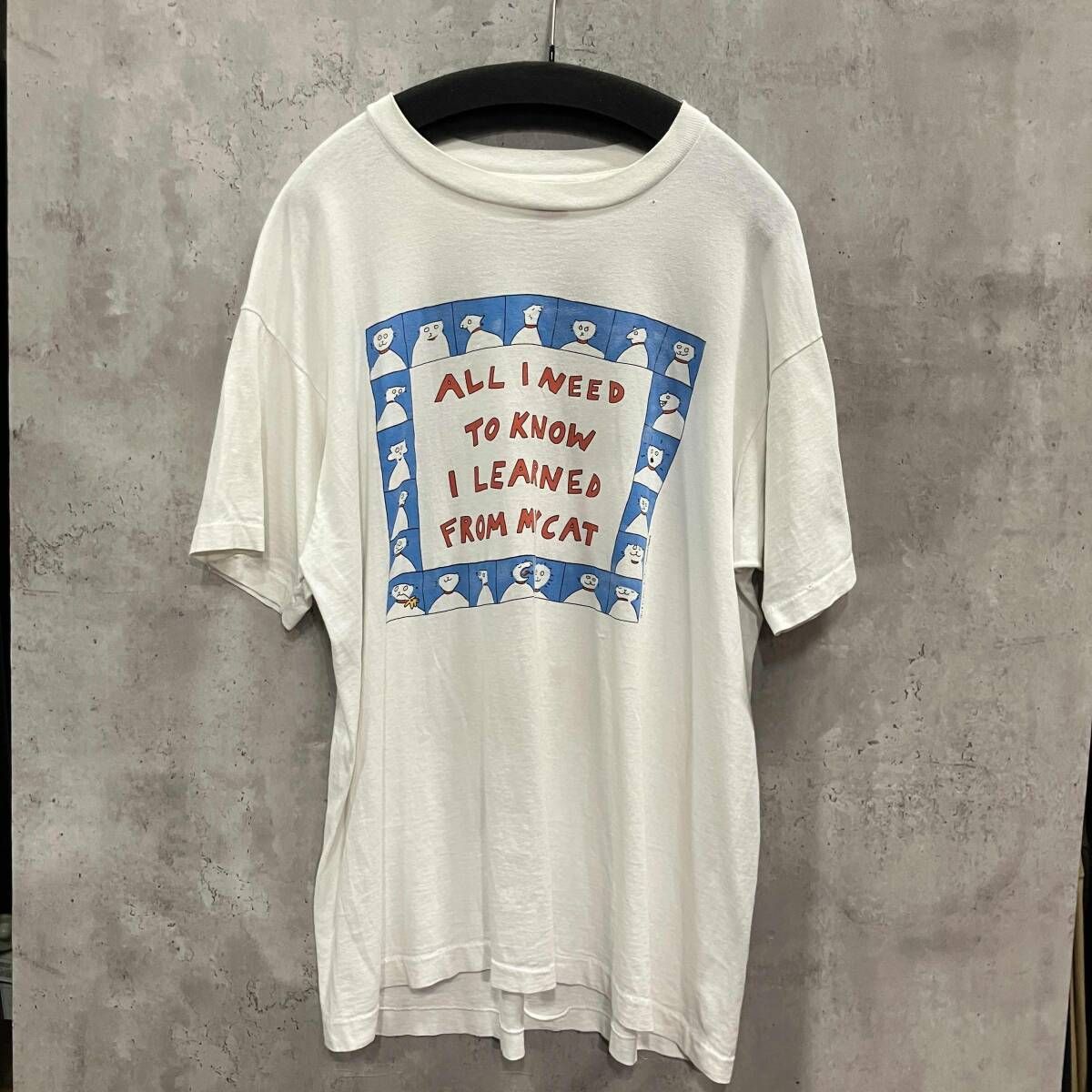 90s 古着／ART TEE Peacok SUZY BECKER sizeXL 半袖Tシャツ アートTシャツ