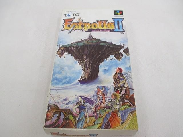 良品 ゲーム スーパーファミコン ソフト エストポリス伝記2 Estpolis? 箱・取扱説明書・ハガキ付き