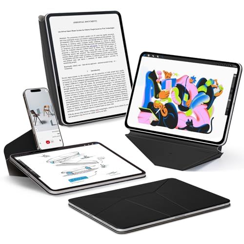 MOFT【公式直営店】ダイナミックフォリオ iPad Pro 11インチ ケース（M5/M4、2025/2024）対応 タブレットケース 多角度調整 横置＆縦置 磁気吸着 タブレットスタンド iPadスタンド 超軽量 薄型 折りたたみ 持ち運 97beb8ce