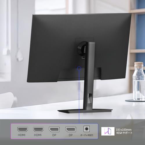 CUNPU 27インチ 4K モニター UHD（3840×2160）70Hz IPS非光沢パネル SRGB 125%/AdobeRGB 93%/DCI-P3 93%/ΔE?2 10.7億色カラー表示 写真/ビデオ編集用 フリッカーセーフ DP 5975871a