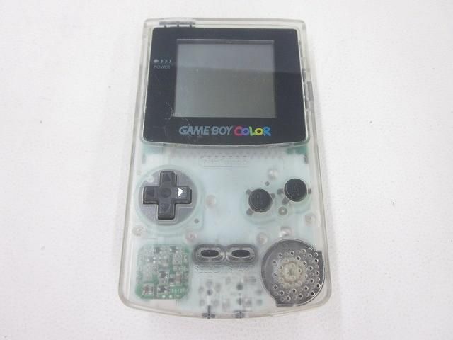 中古品 ゲーム ゲームボーイ 本体 カラー 動作品 CGB-001 クリア 本体のみ