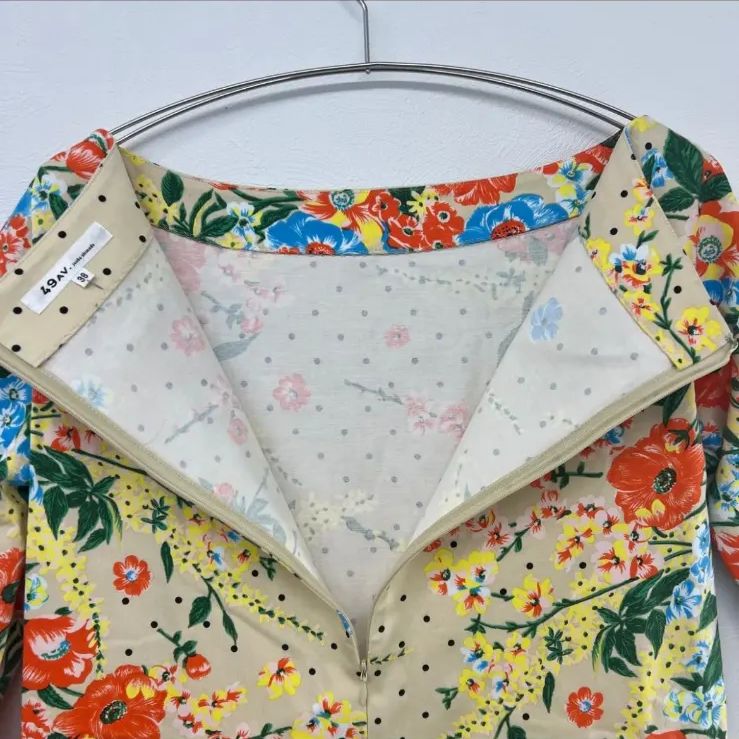 junkoshi mada 38サイズ JUNKOSHIMADA 花柄シフォンブラウス 38 
