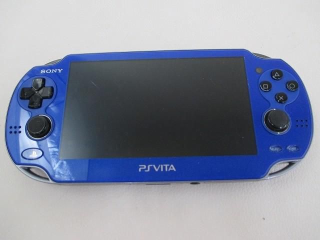中古品 ゲーム PS Vita 本体 PCH-1000 サファイアブルー 動作品 本体のみ メモリーカード32GB