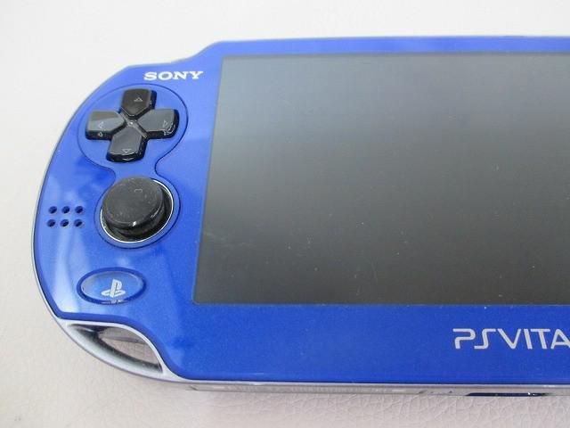 中古品 ゲーム PS Vita 本体 PCH-1000 サファイアブルー 動作品 本体のみ メモリーカード32GB