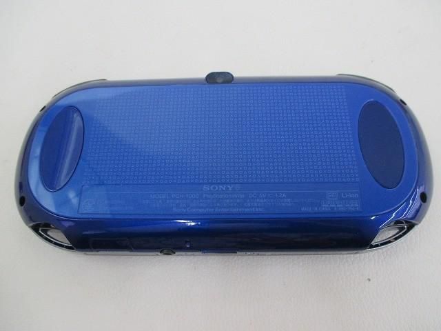 中古品 ゲーム PS Vita 本体 PCH-1000 サファイアブルー 動作品 本体のみ メモリーカード32GB