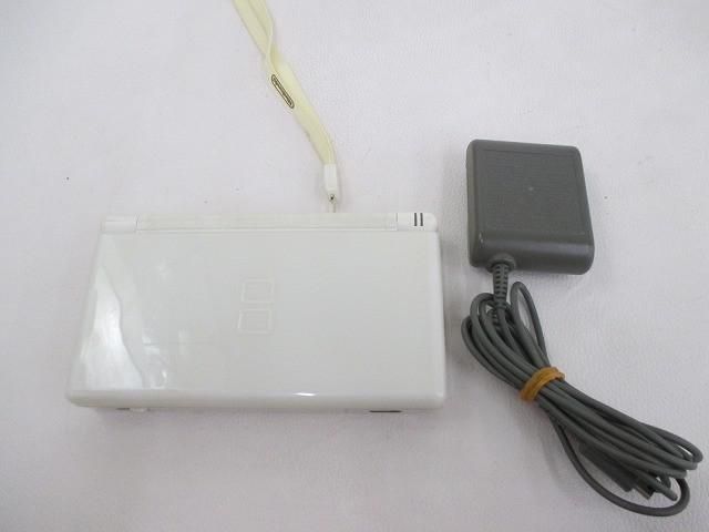 中古品 ゲーム ニンテンドーDS 本体 DS Lite USG-001 クリスタルホワイト 動作品 充電器付き