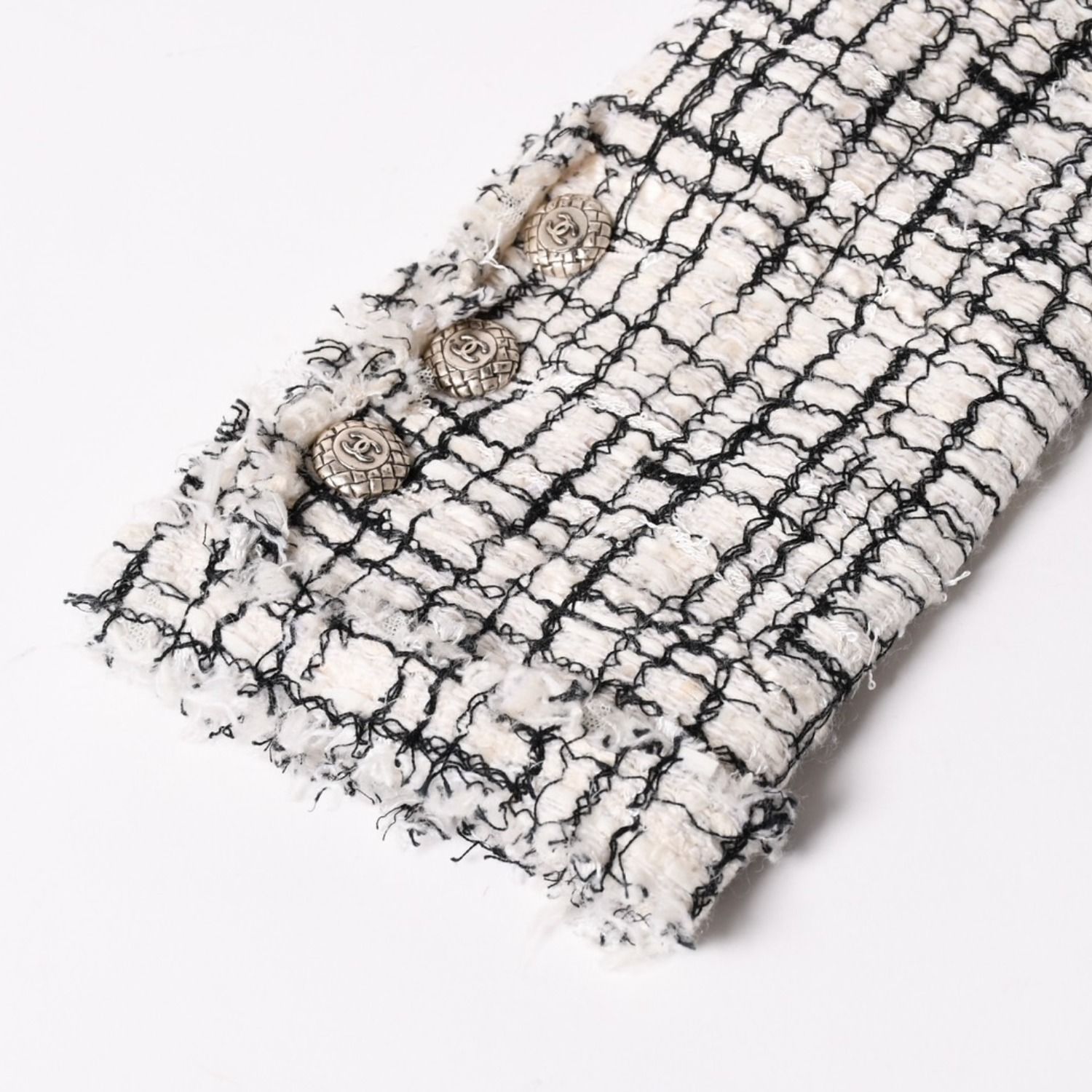 CHANEL シャネル ツイード テーラードジャケット P27798V17631 サイズ