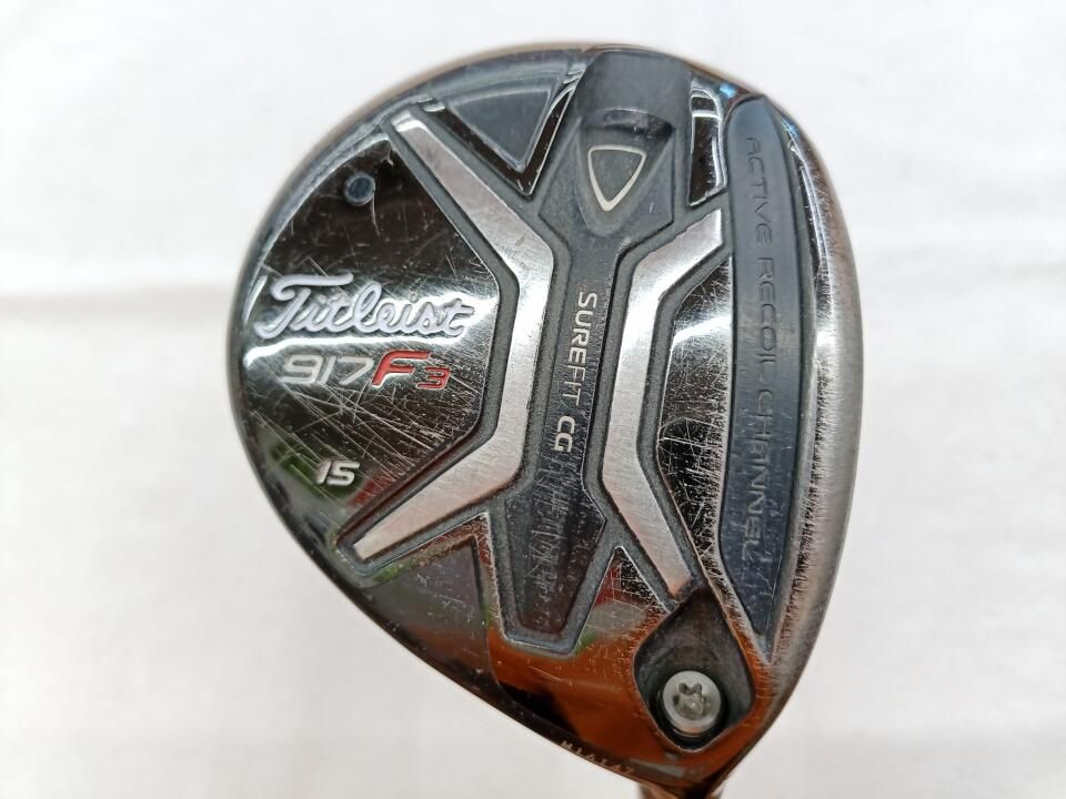 タイトリスト　917F3　15度　ATTAS PUNCH 6　Sフレックス　フェアウェイウッド　中古　ゴルフドゥ！福山王子店【最短即日発送】