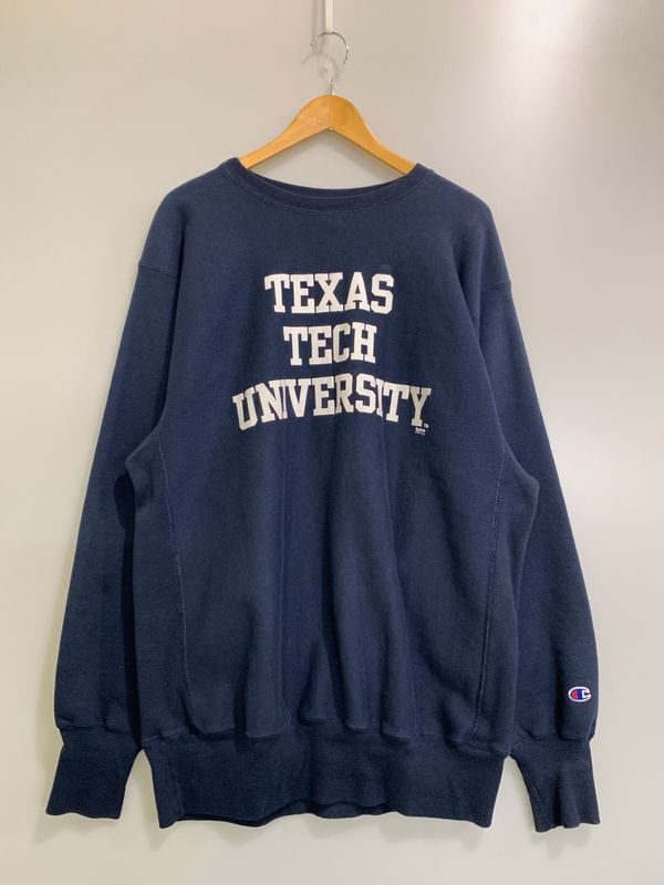 【中古品】 CHAMPION チャンピオン 90S TEXAS TECH UNIVERSITY SWEATSHIRT 1990年代 スウェットシャツ メンズ トップス スウェット トレーナー 【146-260530-KS-33-min】