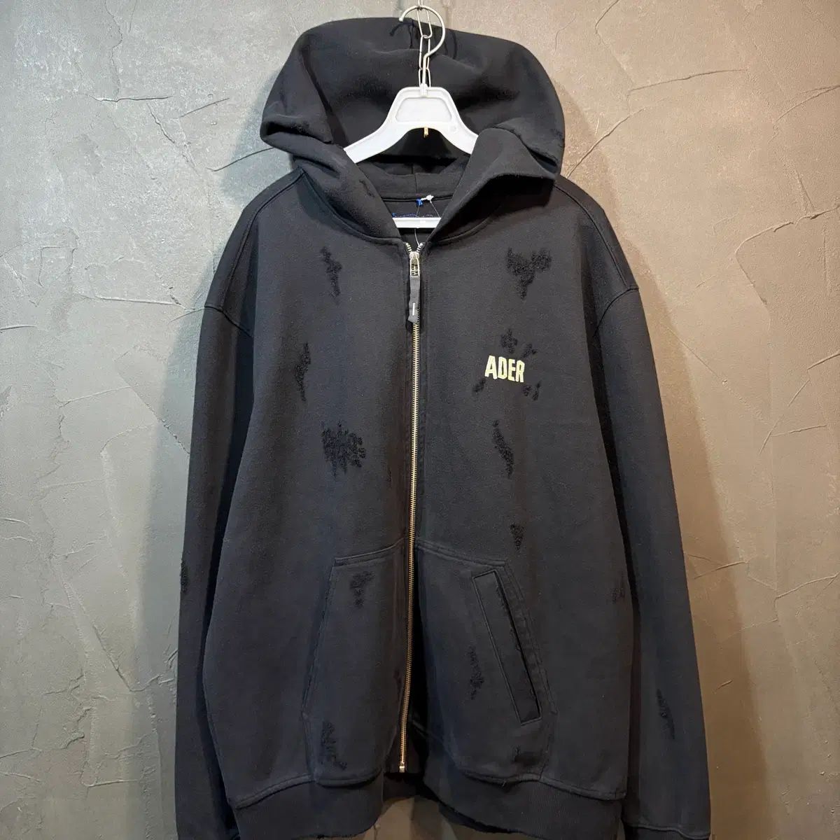 A2 20FW ADER ERROR アーダーエラー スクラッチダメージ フーデ