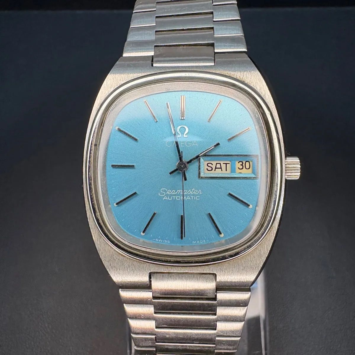OMEGA Seamaster オメガ シーマスター デイデイト 自動巻き ブルー
