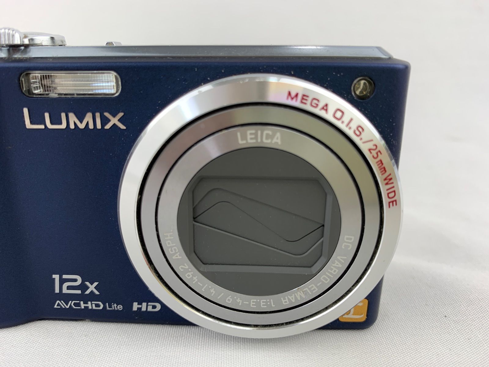 美品 Panasonic LUMIX ルミックス ブルー コンデジ　デジカメ B-11.Panasonic パナソニック LUMIX ルミックス DMC-TZ7 紺 ネイビー