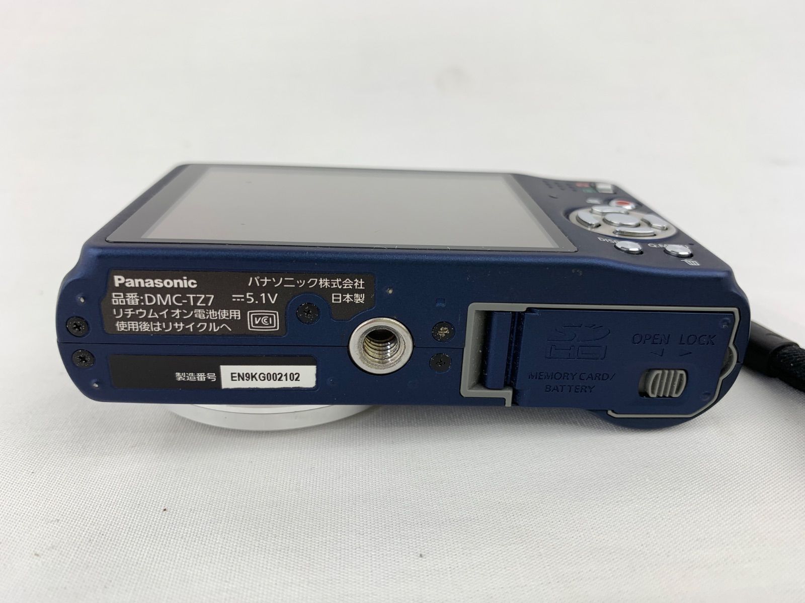 B-11.Panasonic パナソニック LUMIX ルミックス DMC-TZ7 紺 ネイビー