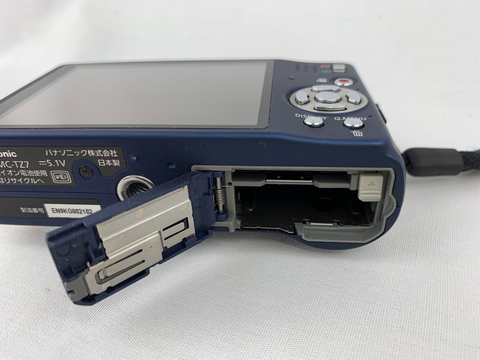 B-11.Panasonic パナソニック LUMIX ルミックス DMC-TZ7 紺 ネイビー