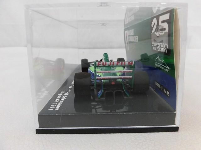 良品】 フィギュア ミニチャンプス 1/43 Jordan Ford 191 M.Schumacher