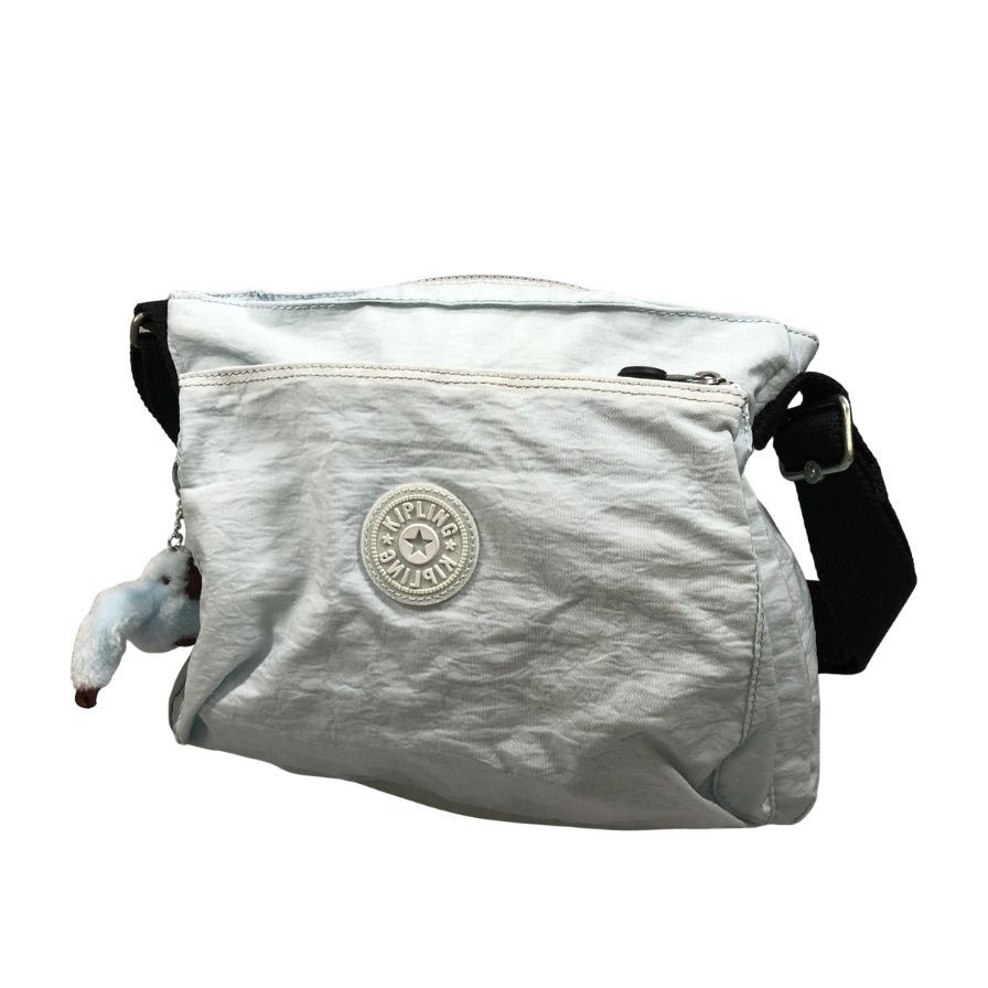 キプリング ショルダーバッグ ホワイト チャーム付き kipling【AFE5】